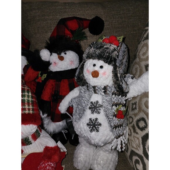 Plush Holiday Standing Snowman Bundle - Picture 3 of 8